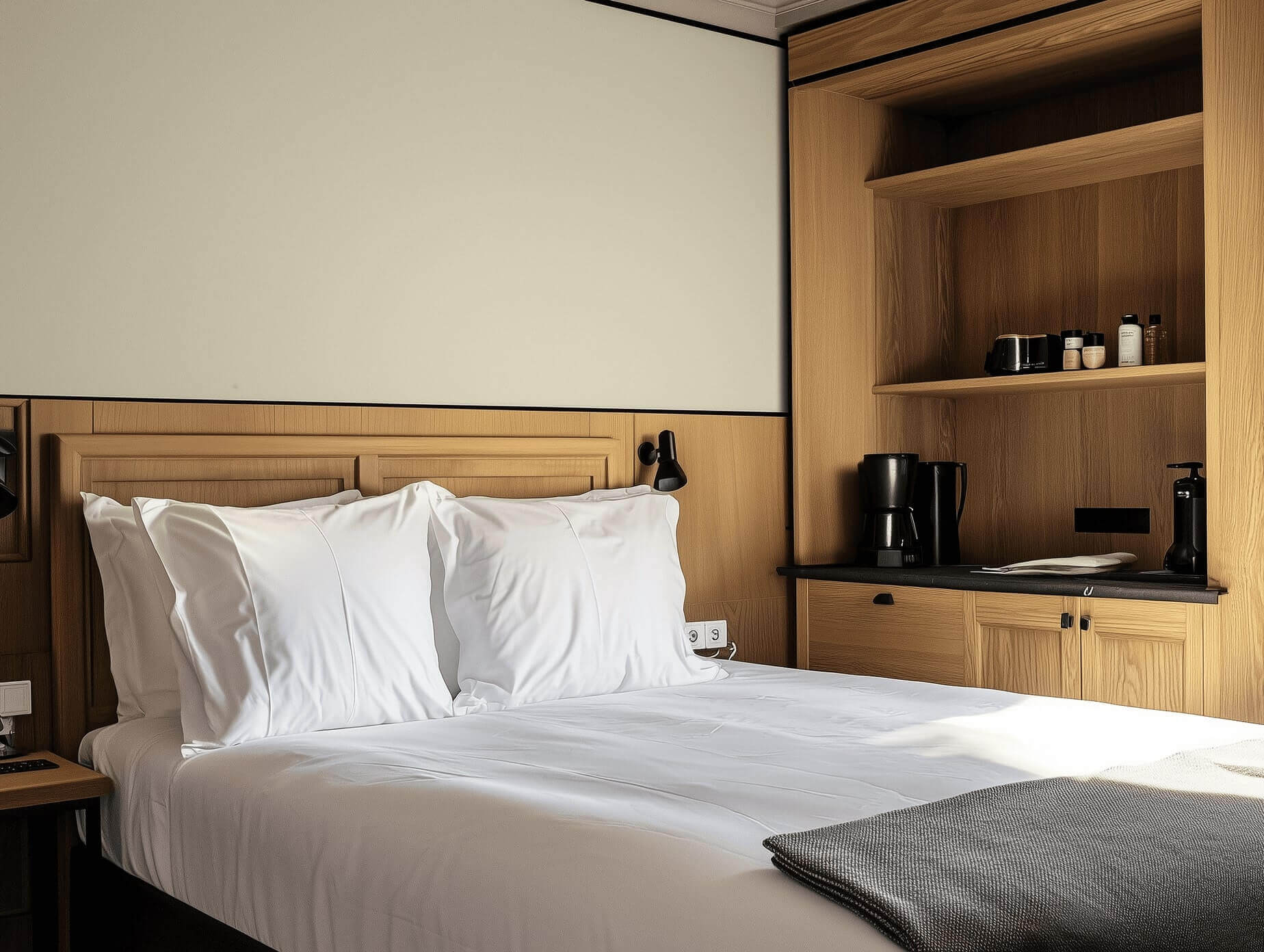 Rendu d’une chambre d’hôtel à l’hôtel Marie Eder